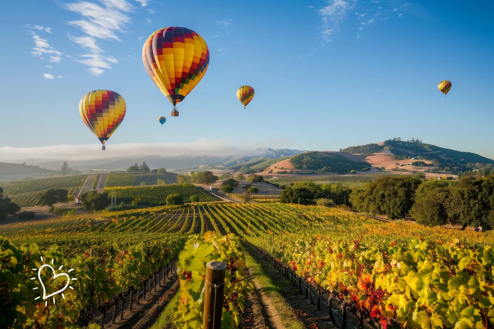 California Soar & Sip for 2 (Napa & Sonoma, California)