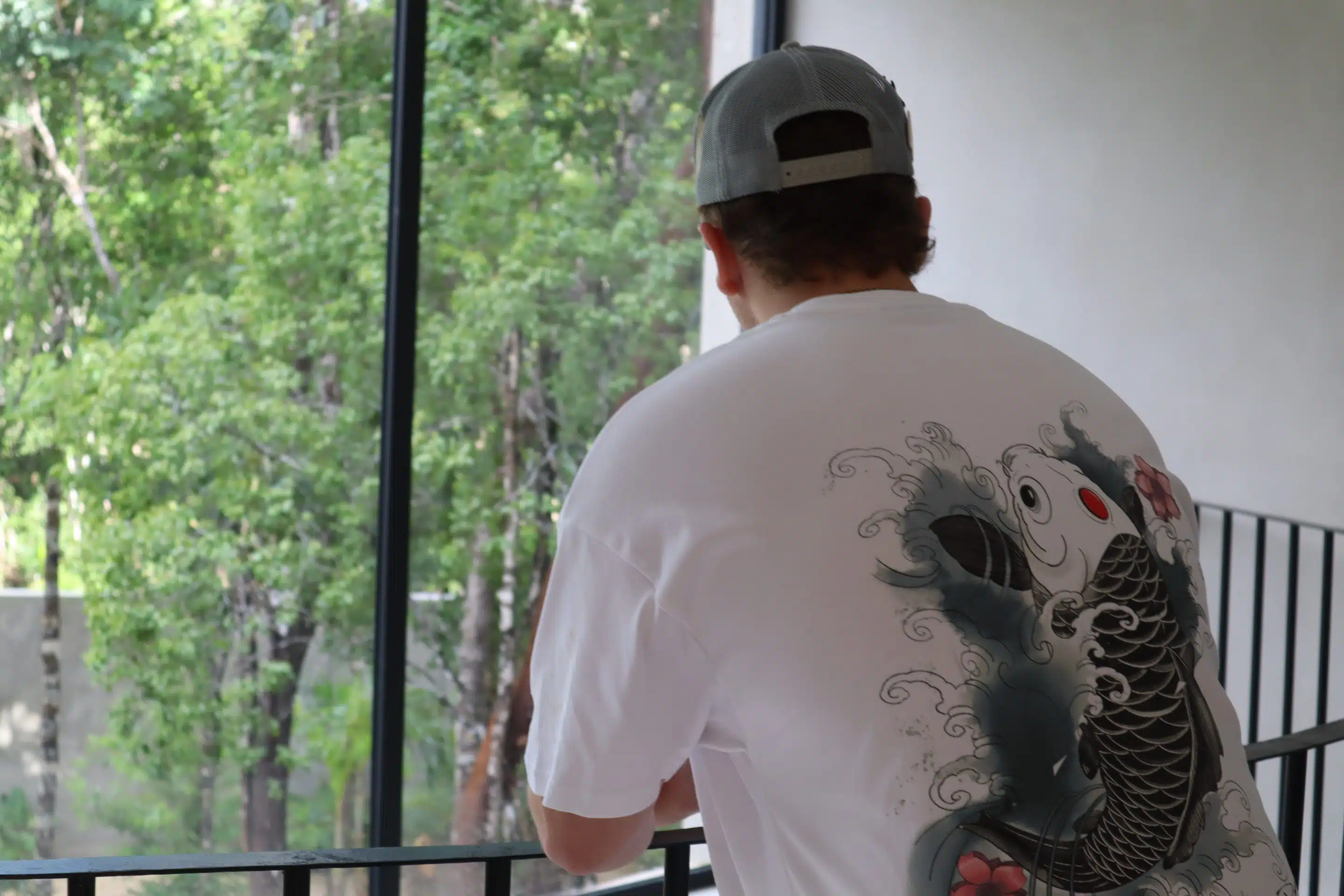 natsukashii ink Koi Fish Ultra Luxury Tee